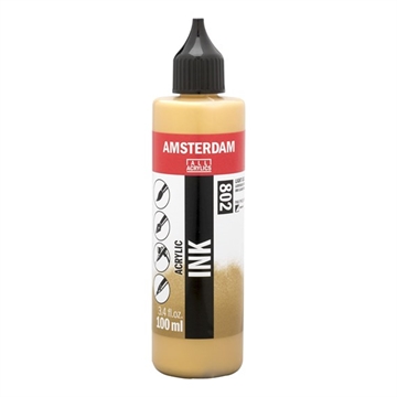 Amsterdam Ink 100ml - 802 Light Gold